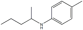 4-methyl-N-(pentan-2-yl)aniline Struktur