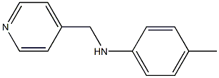 4-methyl-N-(pyridin-4-ylmethyl)aniline Structure