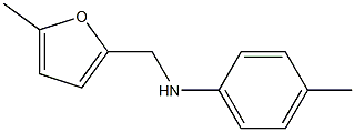 4-methyl-N-[(5-methylfuran-2-yl)methyl]aniline Structure