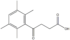 4-oxo-4-(2,3,5,6-tetramethylphenyl)butanoic acid Struktur