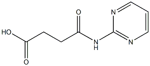 4-oxo-4-(pyrimidin-2-ylamino)butanoic acid,,结构式