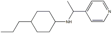 4-propyl-N-[1-(pyridin-4-yl)ethyl]cyclohexan-1-amine