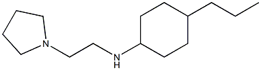 4-propyl-N-[2-(pyrrolidin-1-yl)ethyl]cyclohexan-1-amine
