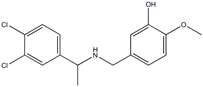 5-({[1-(3,4-dichlorophenyl)ethyl]amino}methyl)-2-methoxyphenol
