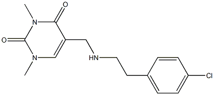 5-({[2-(4-chlorophenyl)ethyl]amino}methyl)-1,3-dimethyl-1,2,3,4-tetrahydropyrimidine-2,4-dione