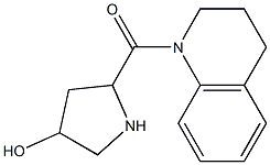 5-(1,2,3,4-tetrahydroquinolin-1-ylcarbonyl)pyrrolidin-3-ol Structure