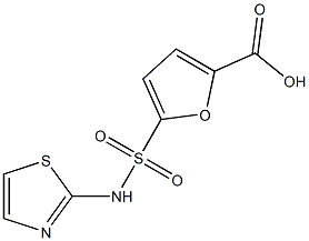 5-(1,3-thiazol-2-ylsulfamoyl)furan-2-carboxylic acid Structure