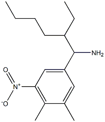 5-(1-amino-2-ethylhexyl)-1,2-dimethyl-3-nitrobenzene