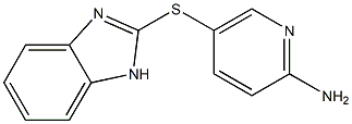 5-(1H-1,3-benzodiazol-2-ylsulfanyl)pyridin-2-amine|
