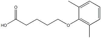 5-(2,6-dimethylphenoxy)pentanoic acid,,结构式