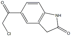 5-(2-chloroacetyl)-2,3-dihydro-1H-indol-2-one Structure