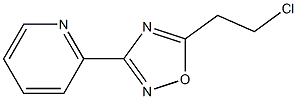 5-(2-chloroethyl)-3-(pyridin-2-yl)-1,2,4-oxadiazole Structure