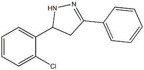 5-(2-chlorophenyl)-3-phenyl-4,5-dihydro-1H-pyrazole