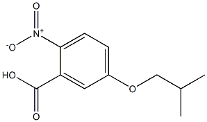 5-(2-methylpropoxy)-2-nitrobenzoic acid Structure