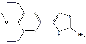 5-(3,4,5-Trimethoxy-phenyl)-4H-[1,2,4]triazol-3-ylamine Structure