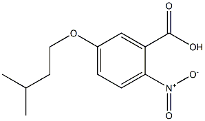 5-(3-methylbutoxy)-2-nitrobenzoic acid,,结构式