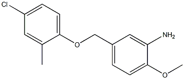 5-(4-chloro-2-methylphenoxymethyl)-2-methoxyaniline