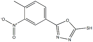 5-(4-methyl-3-nitrophenyl)-1,3,4-oxadiazole-2-thiol