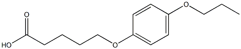 5-(4-propoxyphenoxy)pentanoic acid Structure