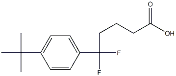 5-(4-tert-butylphenyl)-5,5-difluoropentanoic acid|