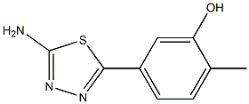  5-(5-amino-1,3,4-thiadiazol-2-yl)-2-methylphenol