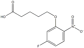  5-(5-fluoro-2-nitrophenoxy)pentanoic acid