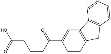 5-(9H-fluoren-3-yl)-5-oxopentanoic acid 化学構造式