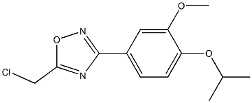 5-(chloromethyl)-3-(4-isopropoxy-3-methoxyphenyl)-1,2,4-oxadiazole