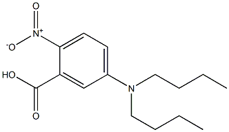 5-(dibutylamino)-2-nitrobenzoic acid Structure