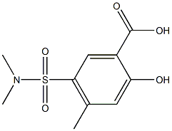 5-(dimethylsulfamoyl)-2-hydroxy-4-methylbenzoic acid