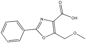  5-(methoxymethyl)-2-phenyl-1,3-oxazole-4-carboxylic acid