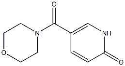 5-(morpholin-4-ylcarbonyl)-1,2-dihydropyridin-2-one 结构式