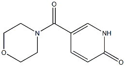 5-(morpholin-4-ylcarbonyl)-1,2-dihydropyridin-2-one Struktur