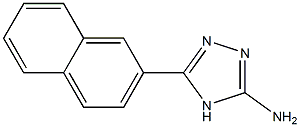 5-(naphthalen-2-yl)-4H-1,2,4-triazol-3-amine Structure