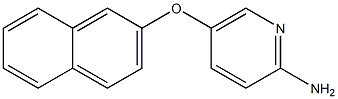 5-(naphthalen-2-yloxy)pyridin-2-amine Structure