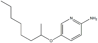 5-(octan-2-yloxy)pyridin-2-amine,,结构式