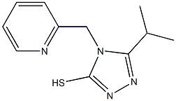  5-(propan-2-yl)-4-(pyridin-2-ylmethyl)-4H-1,2,4-triazole-3-thiol