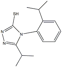 5-(propan-2-yl)-4-[2-(propan-2-yl)phenyl]-4H-1,2,4-triazole-3-thiol