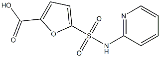 5-(pyridin-2-ylsulfamoyl)furan-2-carboxylic acid 结构式