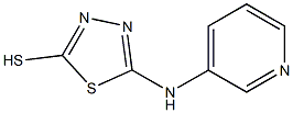 5-(pyridin-3-ylamino)-1,3,4-thiadiazole-2-thiol Structure