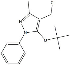 5-(tert-butoxy)-4-(chloromethyl)-3-methyl-1-phenyl-1H-pyrazole