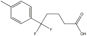 5,5-difluoro-5-(4-methylphenyl)pentanoic acid