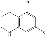 5,7-dichloro-1,2,3,4-tetrahydroquinoline,,结构式