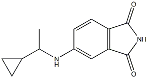  5-[(1-cyclopropylethyl)amino]-2,3-dihydro-1H-isoindole-1,3-dione