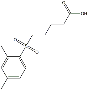  5-[(2,4-dimethylbenzene)sulfonyl]pentanoic acid