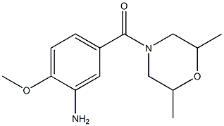 5-[(2,6-dimethylmorpholin-4-yl)carbonyl]-2-methoxyaniline