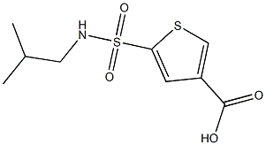 5-[(2-methylpropyl)sulfamoyl]thiophene-3-carboxylic acid|