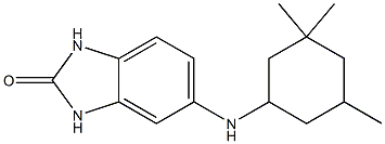 5-[(3,3,5-trimethylcyclohexyl)amino]-2,3-dihydro-1H-1,3-benzodiazol-2-one 结构式