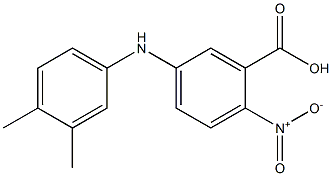 5-[(3,4-dimethylphenyl)amino]-2-nitrobenzoic acid