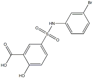 5-[(3-bromophenyl)sulfamoyl]-2-hydroxybenzoic acid|